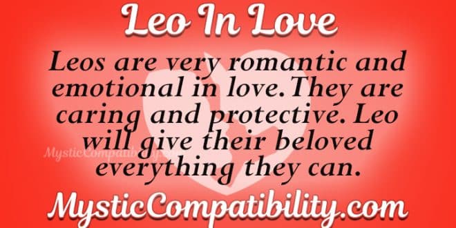 Leo In Love - Mystic Compatibility