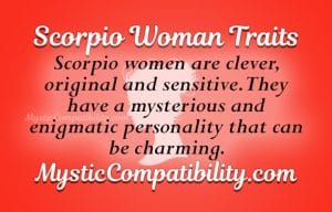 traits personality scorpios compatibility