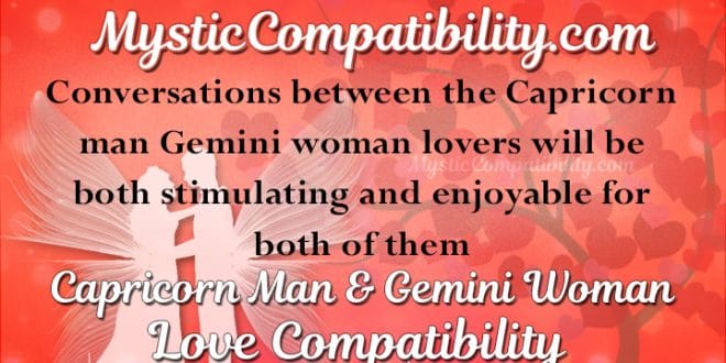 Capricorn Man Gemini Woman Compatibility - Mystic Compatibility