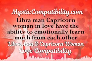 Libra Man Capricorn Woman Compatibility - Mystic Compatibility