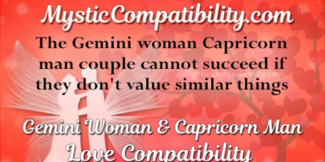 Gemini Woman Capricorn Man Compatibility - Mystic Compatibility