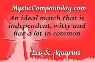 astrology compatability aquarius man leo woman