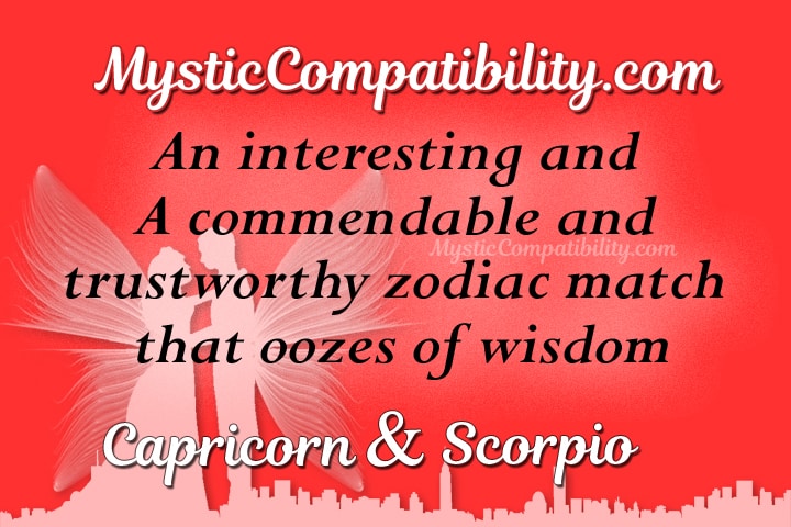 Capricorn Scorpio Compatibility - Mystic Compatibility