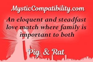 Pig Rat Compatibility - Mystic Compatibility